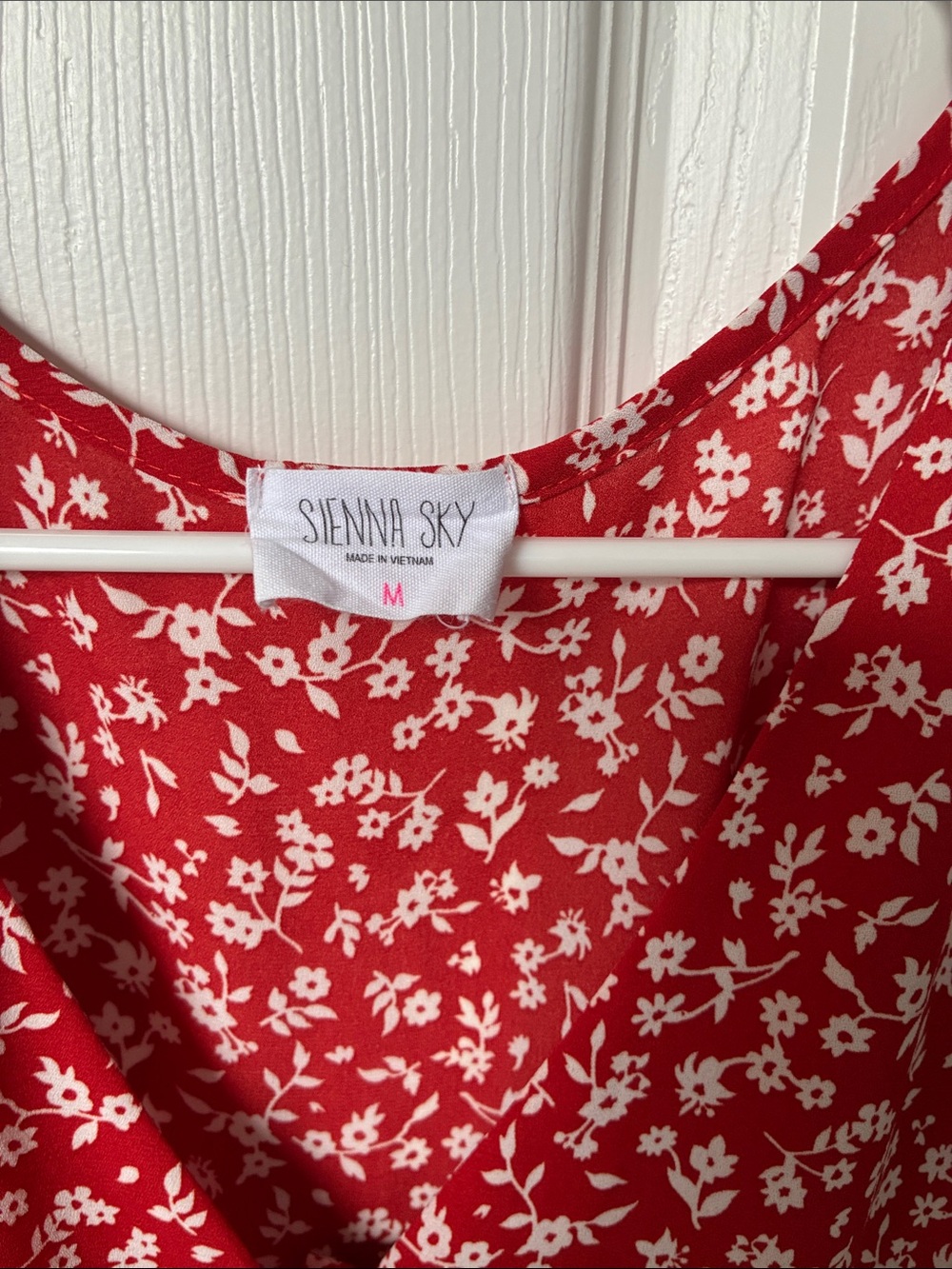 Sienna Sky Red and White Floral Dress - Picture 2 of 4
